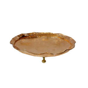 Persian Copper Serving Platter Hammered Taban