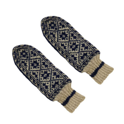Handwoven Wool Ankle Socks for Men with Ahmad Design, Warm Traditional Persian Knit