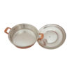 Persian Copper Sauté Pan - Handcrafted with Lid (Armin Model)
