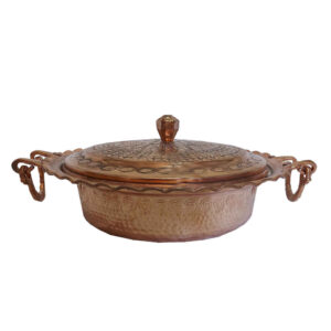 Persian Copper Sauté Pan – Handcrafted with Lid (Artam Model)