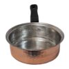 Handcrafted Persian Copper Frying Pan - Aban Round Design