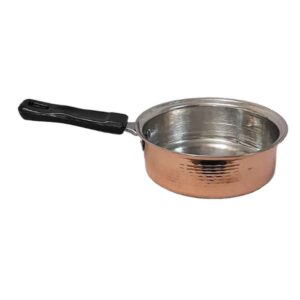 Handcrafted Persian Copper Frying Pan – Aban Round Design