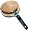 Handcrafted Persian Copper Frying Pan - Abtin Round Design