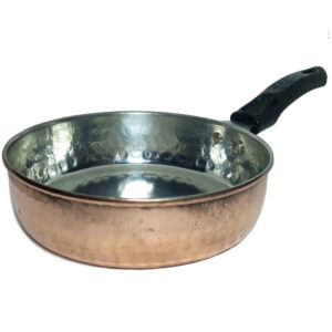 Handcrafted Persian Copper Frying Pan – Abtin Round Design