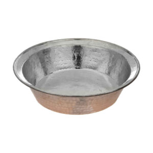 Handcrafted Persian Copper Frying Pan – Atousa Round Design