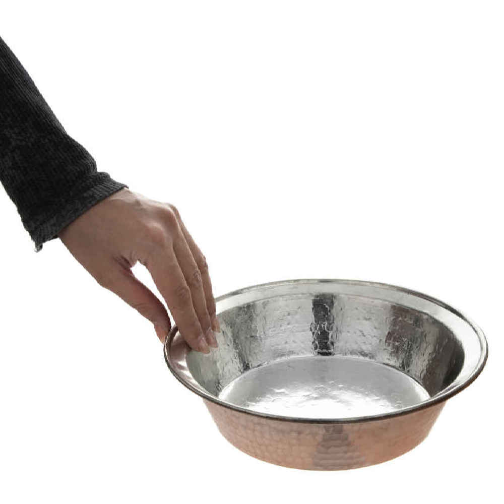 Handcrafted Persian Copper Frying Pan – Atousa Round Design