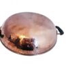 Handcrafted Persian Copper Frying Pan - Doran Round Design