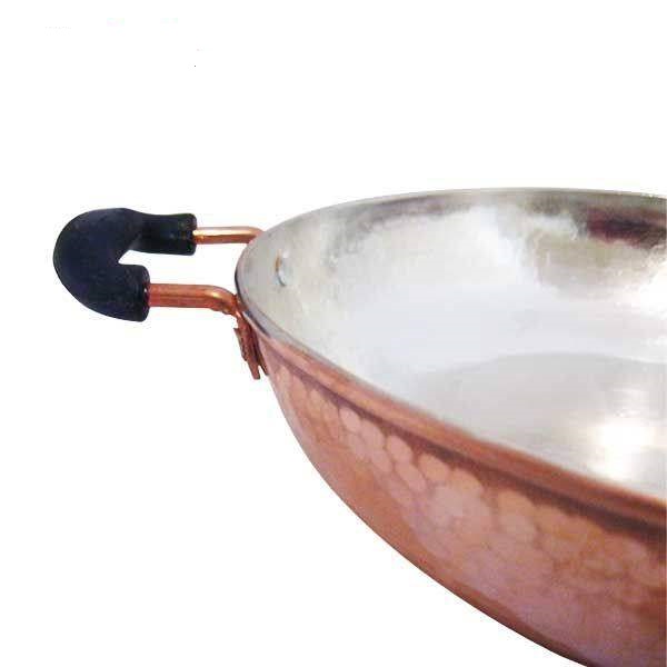 Handcrafted Persian Copper Frying Pan – Doran Round Design