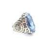 Men's Silver Ring - Blue Topaz Shams Traditional Model