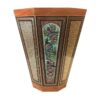 Persian Wooden Waste Basket – Khatamkari Golestan Style