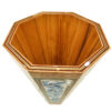Persian Wooden Waste Basket – Khatamkari Kiarash Style