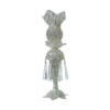 Persian Filigree Candlestick Copper Coated with Silver Negar (2x)