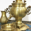 Persian Brass Samovar Decorative Charcoal Tea Maker 6-Liter