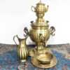 Persian Brass Samovar Decorative Charcoal Tea Maker 6-Liter
