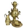 Persian Brass Samovar Decorative Charcoal Tea Maker 6-Liter