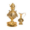 Persian Brass Samovar Decorative Charcoal Tea Maker 3-Liter