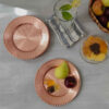 Persian Copper Dinnerware Plate - Model Atrin