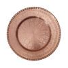 Persian Copper Dinnerware Plate - Model Atrin