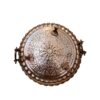Persian Copper Serving Platter Hammered Hakaki