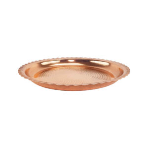 Traditional Mahestan Copper Serving Tray – Hammered Tray