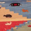 Persian Kilim Cushion Cover - Handwoven Ahoora Model