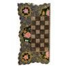 Handcrafted Persian Floral Wooden Marquetry Chess Board
