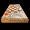 Handcrafted Persian Leyli Floral Wooden Marquetry Chess Board
