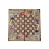 Handcrafted Persian Leyli Floral Wooden Marquetry Chess Board