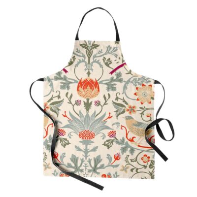 Persian Linen Kitchen Apron Model Elaheh