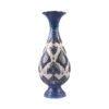 Decorative Copper Vase Hand-Painted with Persian Minakari Enamel, Featuring the Bahar Floral Design for a Fresh Spring Aesthetic