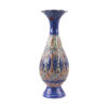 Decorative Copper Vase Hand-Painted with Persian Minakari Enamel, Featuring the Elham Geometric Design for Timeless Appeal