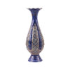 Decorative Copper Vase Hand-Painted with Persian Minakari Enamel, Featuring the Hasti Geometric Pattern for a Modern Traditional Look