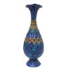 Decorative Copper Vase Hand-Painted with Persian Minakari Enamel, Featuring the Janan Floral Design for a Romantic Touch