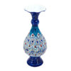 Decorative Copper Vase Hand-Painted with Persian Minakari Enamel, Featuring the Sarahi Floral Design for Classic Beauty