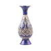 Decorative Copper Vase Hand-Painted with Persian Minakari Enamel, Featuring the Saye Geometric Design for Elegant Styling