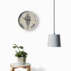 Persian-Inspired Analog Patterned Wall Clock - Abr
