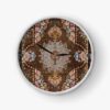 Persian-Inspired Analog Patterned Wall Clock - Ghali