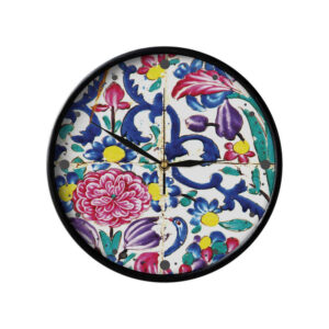 Persian-Inspired Analog Patterned Wall Clock – Kaashi