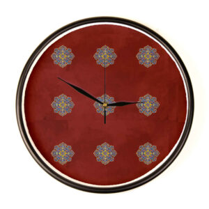 Persian-Inspired Analog Patterned Wall Clock – Melisa