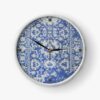 Persian-Inspired Analog Patterned Wall Clock - Modern