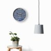Persian-Inspired Analog Patterned Wall Clock - Modern