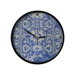 Persian-Inspired Analog Patterned Wall Clock – Modern