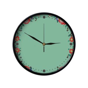 Persian-Inspired Analog Patterned Wall Clock – Taranom