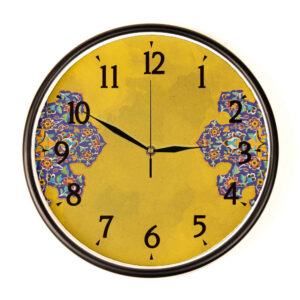 Persian-Inspired Analog Patterned Wall Clock – Tarsim