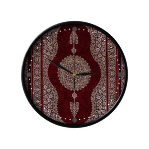 Persian-Inspired Analog Patterned Wall Clock – Toranj