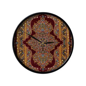 Persian-Inspired Analog Patterned Wall Clock – Toreh