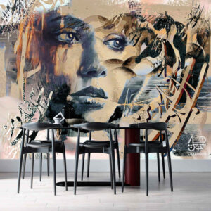 Persian Calligraphy Wallpaper Model Jalal for Modern Interiors