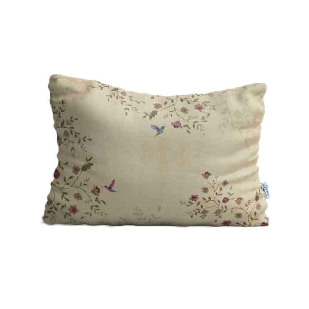 Restful Comfort Bed Pillow – Velvet Cover Model Birds (2x)