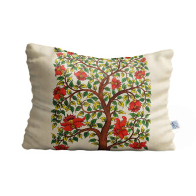 Restful Comfort Bed Pillow – Velvet Cover Inspired by Persian Art Model Tree (2x)