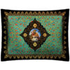 Restful Comfort Bed Pillow – Velvet Cover Inspired by Persian Art 20412
